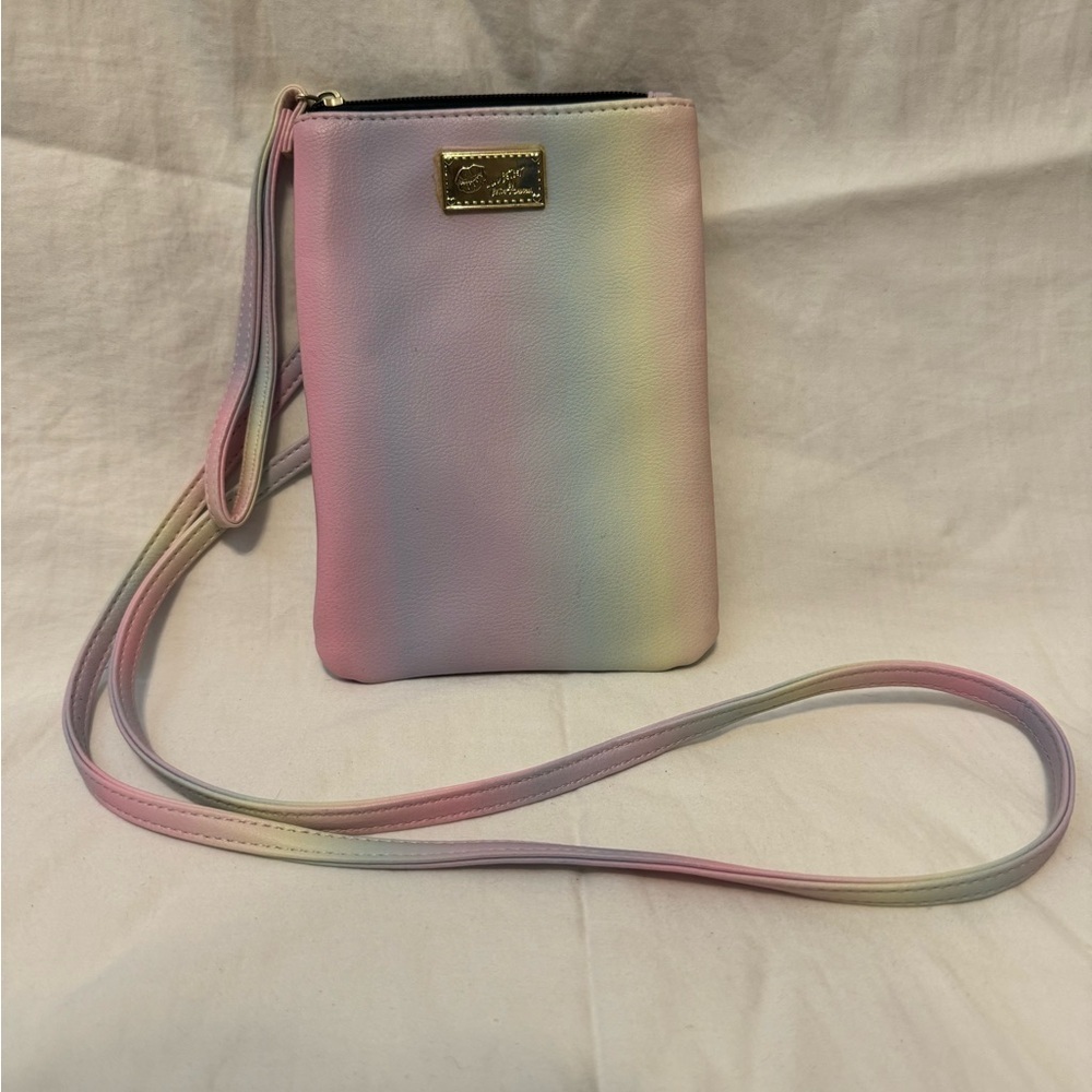 Betsy Johnson Multicolor Wristlet Crossbody Bag
